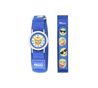 Ravel Unisex hook and loop Emoji Watch Blue/Pink R1507.57