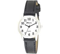 Ravel - Unisex Modern Minimal Everyday Quartz Watch (36mm case) - R0132.01.1 - Black/Silver Tone