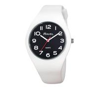 Ravel - Unisex Slim Comfort Fit Contrast Silicon Strap Watch - Analogue Quartz - R1804