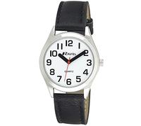 Ravel Women's Watch Super Bold R0125.01.2 - Easy-Read Big Numbers, Silver Tone/White Dial