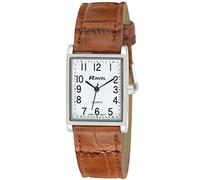 Ravel - Womens Traditional Watch with Clear Numeral Dial - Gold Tone/Black