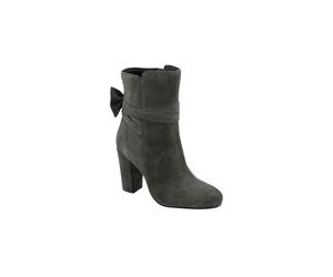 Ravel Women's 'Alder' Suede Heeled Ankle Boots in Grey | Size: 7 Ravel Grey 7
