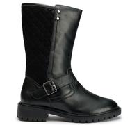 Ravel Womens Biker Boots - Black Leather - Size UK 4