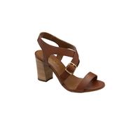 Ravel Women's 'Birkby' Leather Heeled Sandals in Tan | Size: 4 Ravel Tan 4
