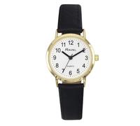 Ravel - Women's Classic Everyday Watch with Modern Numbers - Analogue Quartz - R0129.25.2 - Black/Gold Tone/White Dial with Numbers