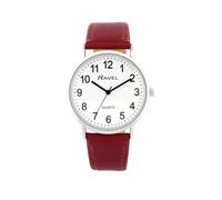 Ravel - Women's Classic Everyday Watch with Modern Numbers - Analogue Quartz - R0129.28.2 - Plum/Silver Tone/White Dial with Numbers