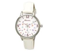 Ravel - Women's Coloured Hearts Fashion Watch - Analogue Quartz - RF012.4 - White