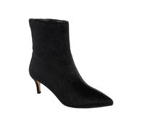 Ravel Women's 'Currans' Velvet Kitten-Heel Ankle Boots in Black | Size: 5 Ravel Black 5