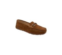 'Dutton' Suede Flat Loafers Ravel Tan 6