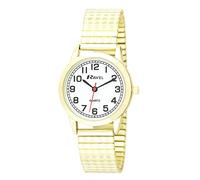 Ravel - Womens Everyday Quartz Watch with Minute Track on Gold Toned Stainless Steel Expander Bracelet (27mm case) - R0232.21.2 - Gold Tone