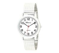 Ravel - Womens Everyday Quartz Watch with Minute Track on Stainless Steel Expander Bracelet (27mm case) - R0232.11.2 - Silver Tone