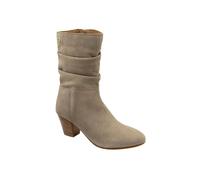 'Gana' Suede Heeled Boots Ravel Taupe 5