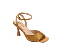 Ravel Women's Gold Satin & Diamante 'Holms' Sandals | Size: 4 Ravel Gold 4