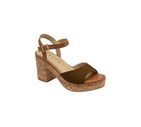 Ravel Women's 'Hauxley' Microfibre Block-Heel Sandals in Olive | Size: 5 Ravel Olive 5