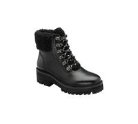 Ravel Women's 'Ingram' Leather Flat Ankle Boots in Black | Size: 4 Ravel Black 4