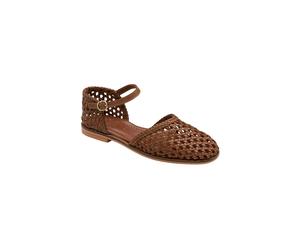 Ravel Women's 'Kelk' Leather Flat Sandals in Tan | Size: 4 Ravel Tan 4
