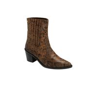 Ravel Women's 'Langton' Snake-Print Leather Ankle Boots in Tan | Size: 6 Ravel Tan 6