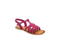 Ravel Women's 'Laver' Suede Flat Open-Toe Sandals in Fuchsia | Size: 6 Ravel Fuchsia 6