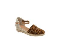 Ravel Women's Leopard-Print Suede 'Fulbeck' Wedge Sandals | Size: 8 Ravel Multicolor 8