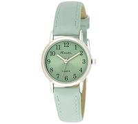 Ravel - Women's Pastel Coloured Everyday Watch (27mm case) - Green/Silver Tone