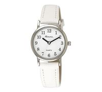 Ravel - Women's Pastel Coloured Everyday Watch (36mm case) - Analogue Quartz - R0137.04.1 - White/Silver Tone