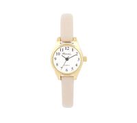 Ravel - Women's Petite Cocktail Watch - Taupe/Gold Tone