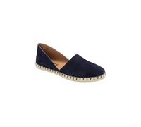 Ravel Women's 'Pressen' Suede Flat Espadrille Shoes in Navy | Size: 4 Ravel Navy 4