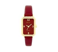 Ravel - Womens Rectangular Classic Fashion Watch - Analogue Quartz - R0144.20.1 - Red/Gold Tone