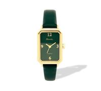 Ravel - Womens Rectangular Classic Fashion Watch - Analogue Quartz - R0144.21.1 - Green/Gold Tone
