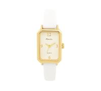 Ravel - Womens Rectangular Classic Fashion Watch - Analogue Quartz - R0144.24.1 - White/Gold Tone