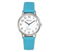 Ravel - Women's Round Brighter Days Silver Tone Watch (36mm case) - Analogue Quartz - R0140.16.1 - Bright Turquoise/White Dial