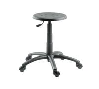 Ravelli Poly Office Stool, Black