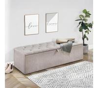 Ravello Blanket Box - Mink Fabric