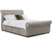 Ravello Grey Fabric 5ft King Size Storage Bed