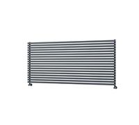 Ravello Linea Dark Grey Anthracite Square Designer Radiator 810x1800mm Single Panel 6570 BTU - Horizontal Bars