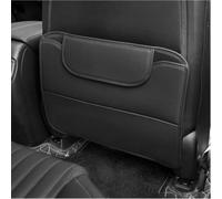 Ravem 2Pcs Car Back Seat Anti Kick Pad for Peugeot e-Boxer/e-Rifter/e-Partner/e-Traveller/e-Expert Combi, Pu Leather Seat Kick Mat Waterproof Scratches Back Seat Protector Storage Space Auto Parts