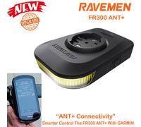RAVEMEN FR300 ANT+ Bike Front Light for Garmin Control LED Headlight Auto on-off