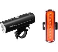 Ravemen K450 / TR30 USB Rechargeable Light Set Black