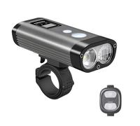 Ravemen PR2000 USB Rechargeable Front Light - Grey / Front / Rechargeable