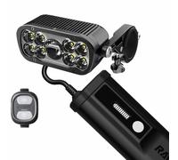 Ravemen XR6000 Wireless Switch MTB Front Headlight - Rechargeable / Black / Front Black