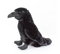 Raven 33 cm Black Cuddly Toy Bird Plush Bird Plain Toys