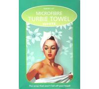 raven 7 2 x Microfibre Turbie Towel Glamour Essentials White