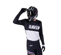 Raven AIR MX Jersey Black/WhiteM Black,White