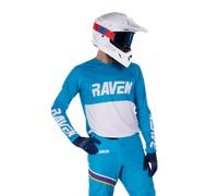 Raven AIR MX Jersey Blue/WhiteL Blue,White