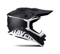 Raven Airborne Evo MX Helmet Black/WhiteM Black,White