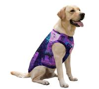 Raven and Full Moon Dog Cooling Vest Summer Shirts Cute Pullover Pet Clothes for Large Puppy