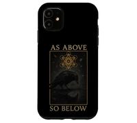 Raven As Above So Below Metatron Symbol Occult Case for iPhone 11