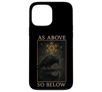 Raven As Above So Below Metatron Symbol Occult Case for iPhone 13 Pro Max