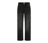 Raven Black Cropped Jeans - female - ICHI - Straight Fit Jeans - Black - W27 - Jeans W27