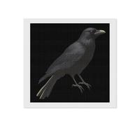 Raven Black Crow Printed Diamond Art Painting for Adults 5D Square Full Drill Paint Kit Home Decor
